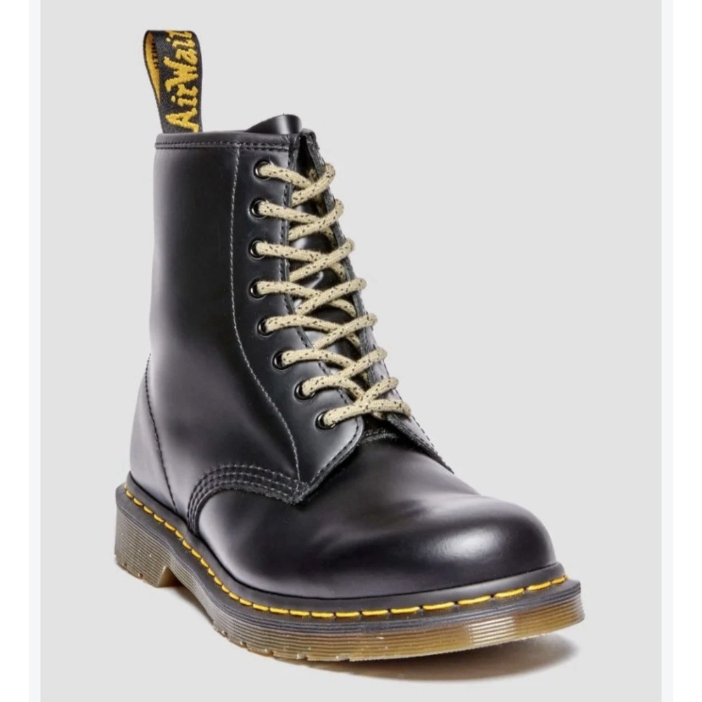 Dr. Martens 1460 Smooth Leather Men's Boots Marl Shoe Laces Black Sz US 11 EU 45